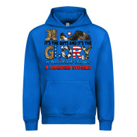 Cobalt it's the guts and it's the glory a hundred stories Urban Hoodie - RanaPortraitStore
