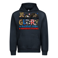 Navy it's the guts and it's the glory a hundred stories Urban Hoodie - RanaPortraitStore