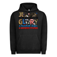 Pigment Black it's the guts and it's the glory a hundred stories Urban Hoodie - RanaPortraitStore