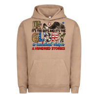 Pigment Burro it's the guts and it's the glory a hundred stories Urban Hoodie - RanaPortraitStore