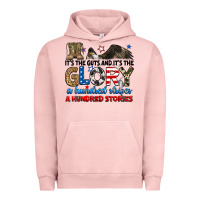 Pigment Salmon it's the guts and it's the glory a hundred stories Urban Hoodie - RanaPortraitStore