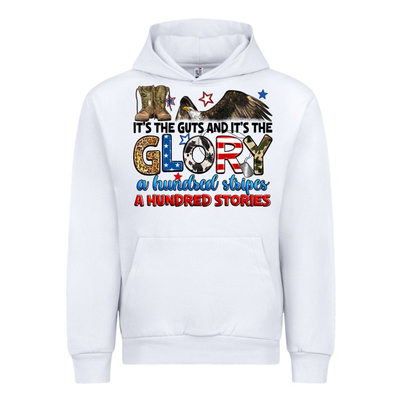 It's The Guts And It's The Glory A Hundred Stories Urban Hoodie by RanaPortraitStore | Teevron