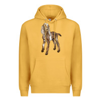 Mustard Baby Nubian Goat Premium Hoodie - LillyAllenDesigns