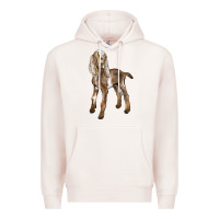 Pale Pink Baby Nubian Goat Premium Hoodie - LillyAllenDesigns