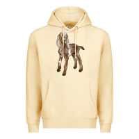 Pina Colada Baby Nubian Goat Premium Hoodie - LillyAllenDesigns