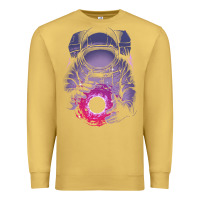 Antique Gold astronaut deep space Premium Sweatshirt - maiPhamDesign