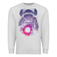 Dove Grey astronaut deep space Premium Sweatshirt - maiPhamDesign