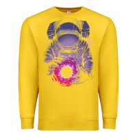 Lemon astronaut deep space Premium Sweatshirt - maiPhamDesign
