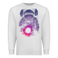 Oatmeal Heather astronaut deep space Premium Sweatshirt - maiPhamDesign