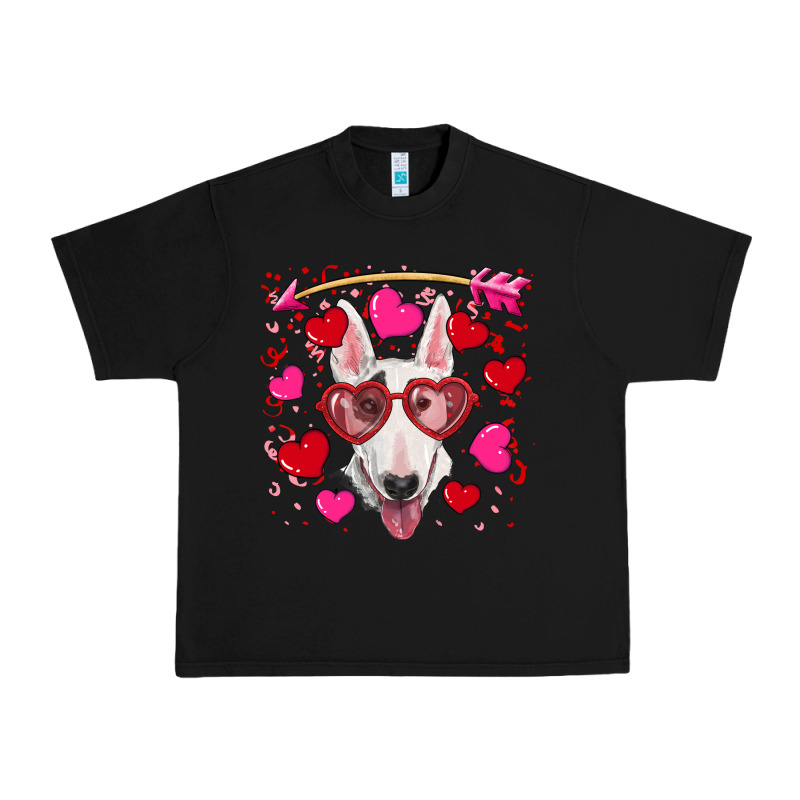 Valentine's Day  Bull Terrier Urban Heavy Tee by RanaPortraitStore | Teevron