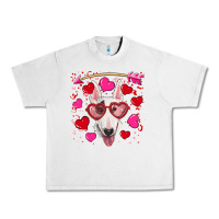 Lunar Rock Valentine's day  bull terrier Urban Heavy Tee - RanaPortraitStore