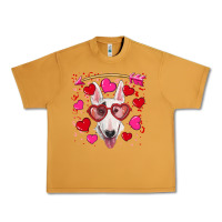 Peanut Butter Valentine's day  bull terrier Urban Heavy Tee - RanaPortraitStore