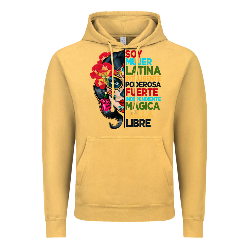 Sugar Skull Women Hispanic Heritage Month Vintage Hoodie by BundleAndBundleShop | Teevron