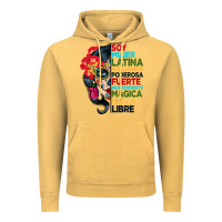 Vintage Mustard sugar skull women hispanic heritage month Vintage Hoodie - BundleAndBundleShop