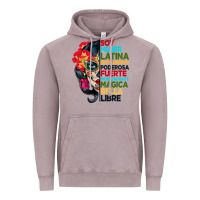 Vintage Zinc sugar skull women hispanic heritage month Vintage Hoodie - BundleAndBundleShop