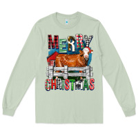 Matcha merry christmas simmental cow Long Sleeve Tee - FaDigitalArtStudio