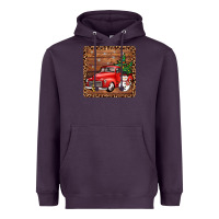 Plum christmas truck coaster Heavyweight Hoodie - JahusDesignShop