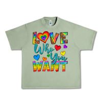 Oil Green Western Love Who You Want Urban Heavy Tee - BundleAndBundleShop