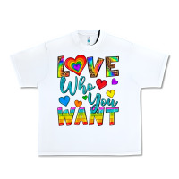 White Western Love Who You Want Urban Heavy Tee - BundleAndBundleShop