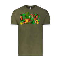 Vintage Olive luck with gnome and beer bbs Vintage Tee - BundleAndBundleShop