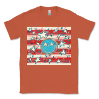 Copper America flag smiley  tumbler Classic Tee - HowdyJamesFarm