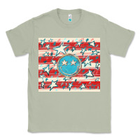 Matcha America flag smiley  tumbler Classic Tee - HowdyJamesFarm