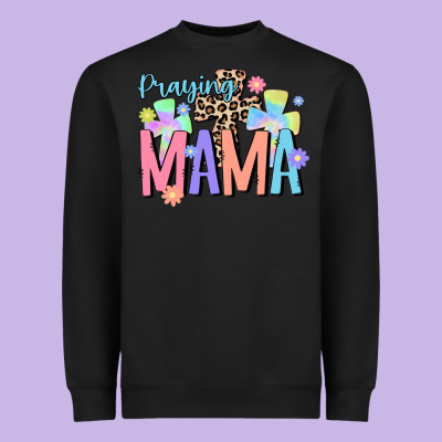 Praying Mama Heavyweight Sweatshirt Designed By Jahusdesignshop