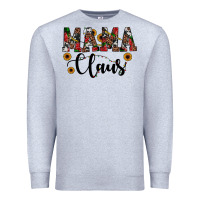 Heather Grey mama claus Premium Sweatshirt - JahusDesignShop