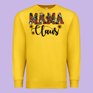Mama Claus Premium Sweatshirt Designed By Jahusdesignshop