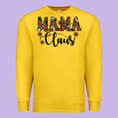 Mama Claus Premium Sweatshirt Designed By Jahusdesignshop