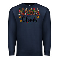 Navy mama claus Premium Sweatshirt - JahusDesignShop