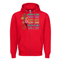 Red women of the bible Zipper Hoodie - JahusDesignShop