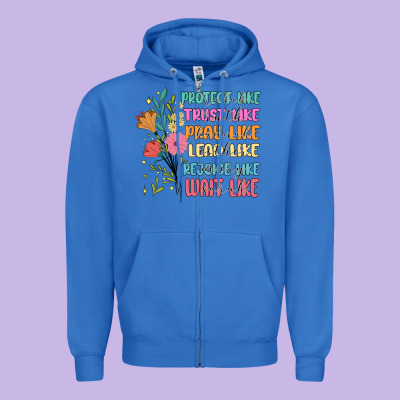Women Of The Bible Zipper Hoodie Designed By Jahusdesignshop