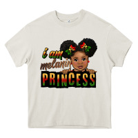 Cream i am melanin princess black peekaboo Heavy Core Tee - CowGirlArtShop