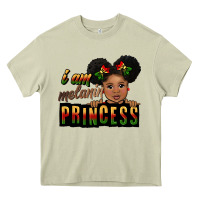 Mossy i am melanin princess black peekaboo Heavy Core Tee - CowGirlArtShop