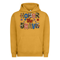 Pigment Peanut Butter honor the brave Urban Hoodie - RanaPortraitStore