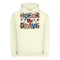 Pigment Pistachio honor the brave Urban Hoodie - RanaPortraitStore