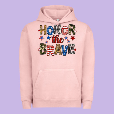 Honor The Brave Urban Hoodie Designed By Ranaportraitstore