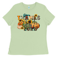 Matcha give thanks to the lord Ladies Tee - FaDigitalArtStudio