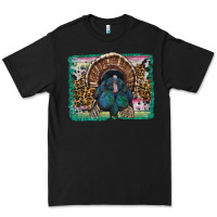 Black thanksgiving turkey with background Premium Tee - RanaPortraitStore