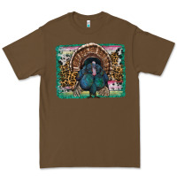 Cacao thanksgiving turkey with background Premium Tee - RanaPortraitStore