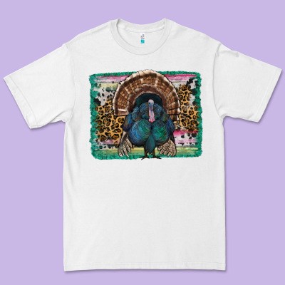 Thanksgiving Turkey With Background Premium Tee Designed By Ranaportraitstore