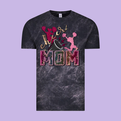 Cheer Mom Mother's Day Vintage Tee Designed By Fadigitalartstudio