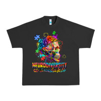 Pigment Black Neurodiversity Is Beautiful Urban Heavy Tee - FaDigitalArtStudio