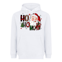 White ho ho ho Heavyweight Hoodie - JahusDesignShop