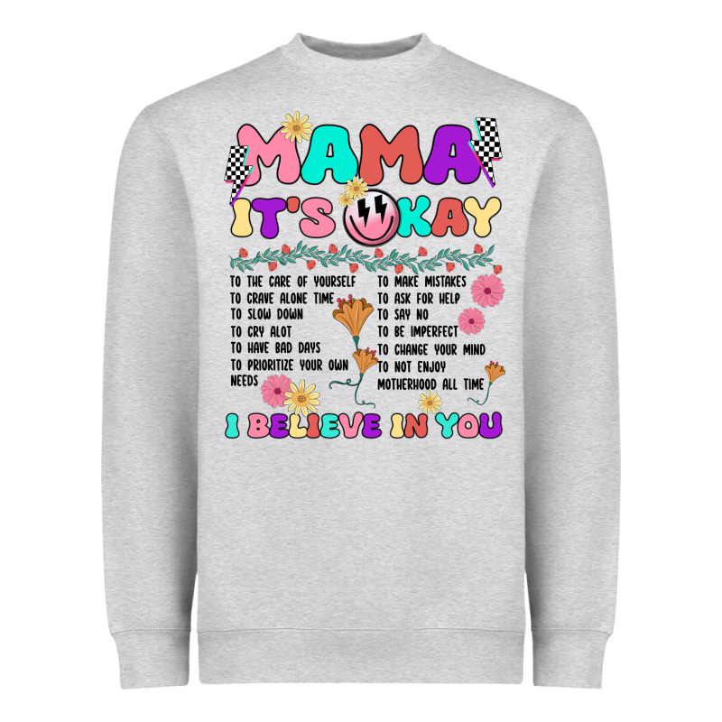 Mama It's Okay Heavyweight Sweatshirt by JahusDesignShop | Teevron