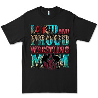 Black Loud and proud wrestling Mom Mother's Day Premium Tee - CowGirlArtShop
