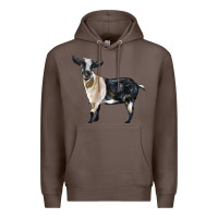 Coffee Tennessee Fainting Goat Premium Hoodie - LillyAllenDesigns