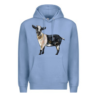 Colony Blue Tennessee Fainting Goat Premium Hoodie - LillyAllenDesigns