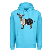 Ocean Blue Tennessee Fainting Goat Premium Hoodie - LillyAllenDesigns